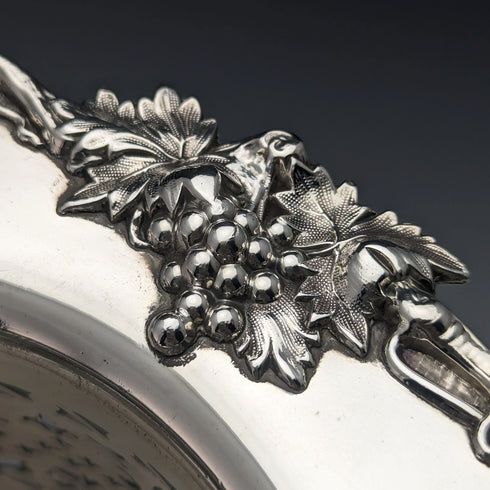Early 19th Century British Antique Silver Plated Magnum Bottle Coaster